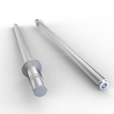 خرید استوانه دو پیچ بلند دوامدار Extruder شاف هکساگونال برای صنعت لاستیک online manufacture