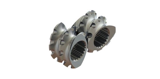 خرید منطقه مخلوط TME عنصر پیچ دوگانه اکسترودر قطعات اکستروید 0.3kg PE online manufacture