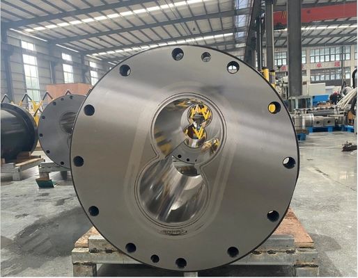 خرید JSW Co چرخنده دو پیچ بارل Extruder Combi Barrel Screw Segments برای محصولات PPE online manufacture
