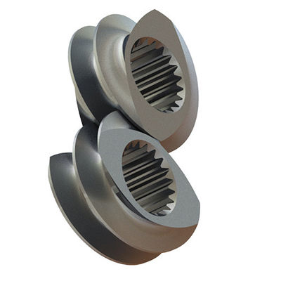 خرید مقاومت در برابر فرسایش HRC 58-62 عناصر پیچ فشرده سازی قطعات Extruder قطعات برای صنعت مواد غذایی online manufacture