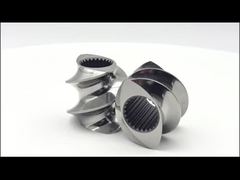 تخصیص دو پیچ انتقال عناصر Extruder پیچ شن و ماسه انفجار پولیش برای پلاستیک